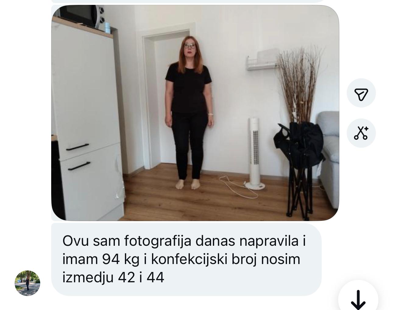 Poruka: 94 kg